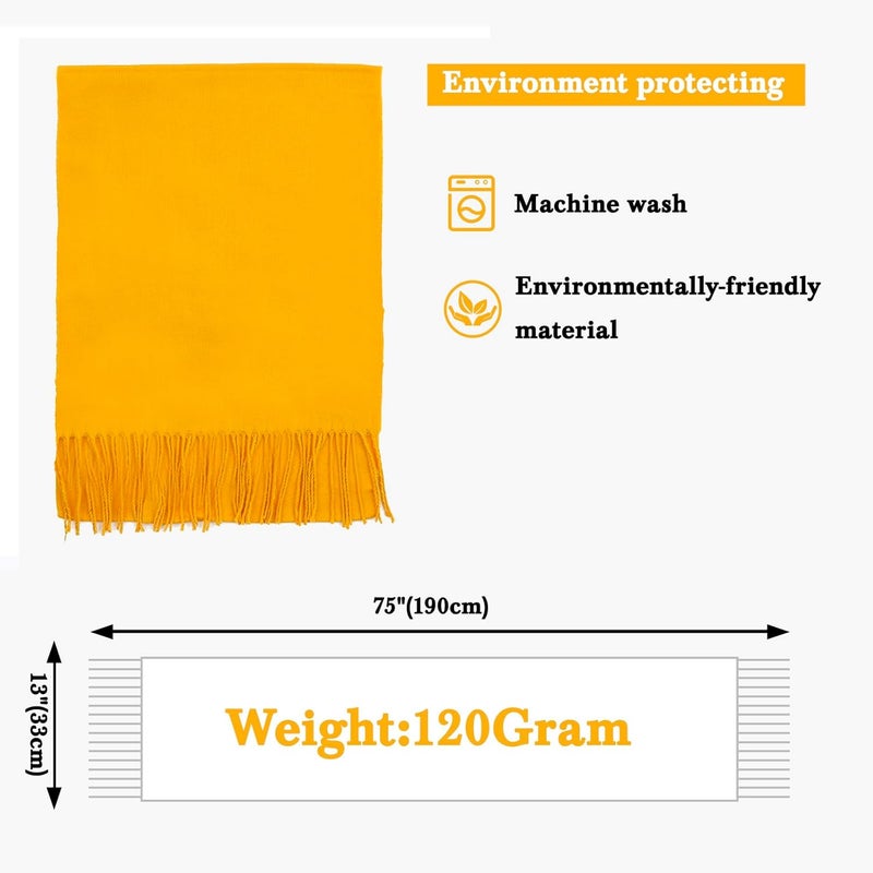 vimate Plaid Scarf for Men Women Super Soft Classic Tartan Checkered Neck Scarves - Image 5